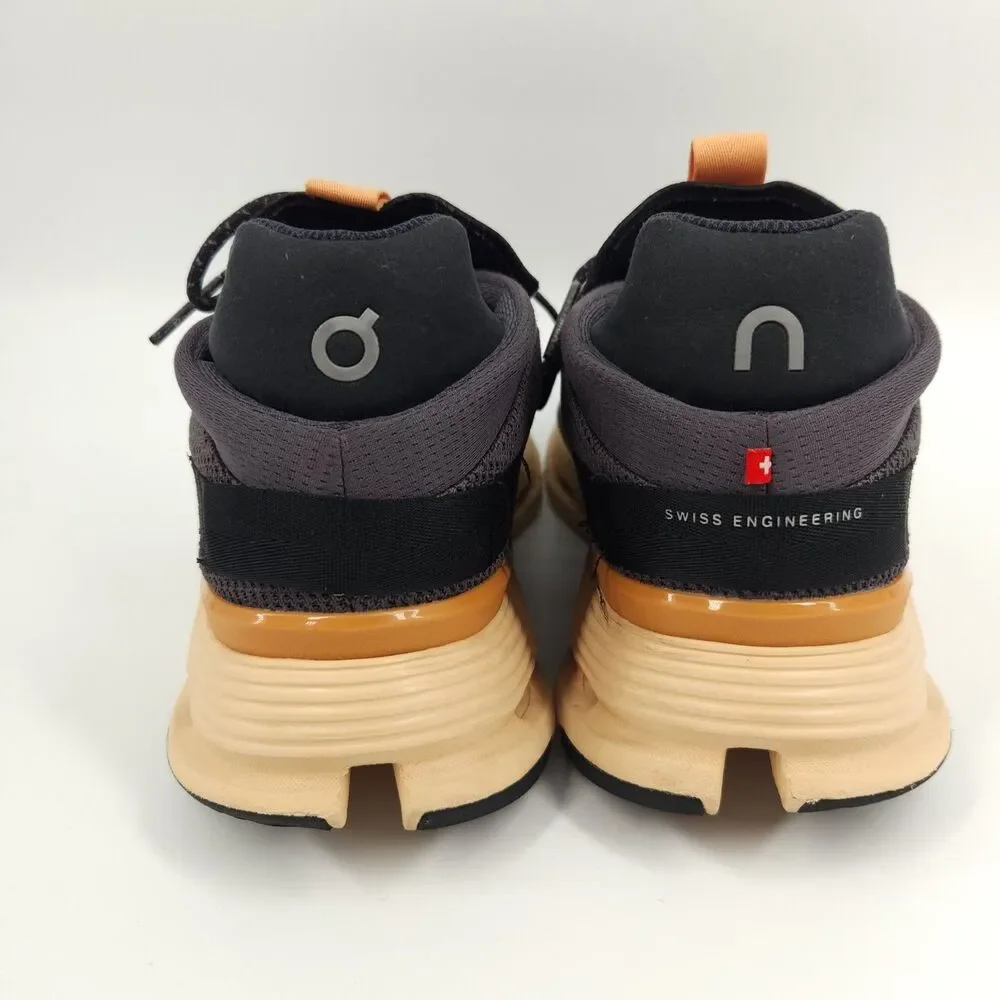 On Cloudnova Shoes Womens Size 9.5 Gray Tan Running Athletic Sneakers 26.98491